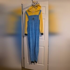 Blue and Yellow Minion Onesie Pajamas